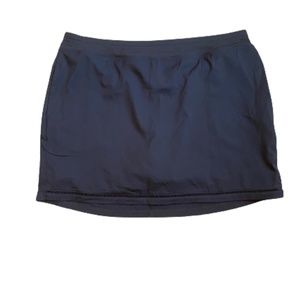 ST. JOHN'S BAY active Black Skort Skirt Size X-Large XL NWT